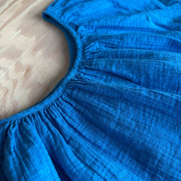 Atelier Delphine Crinkle cotton gauze top - Picture 2 of 4